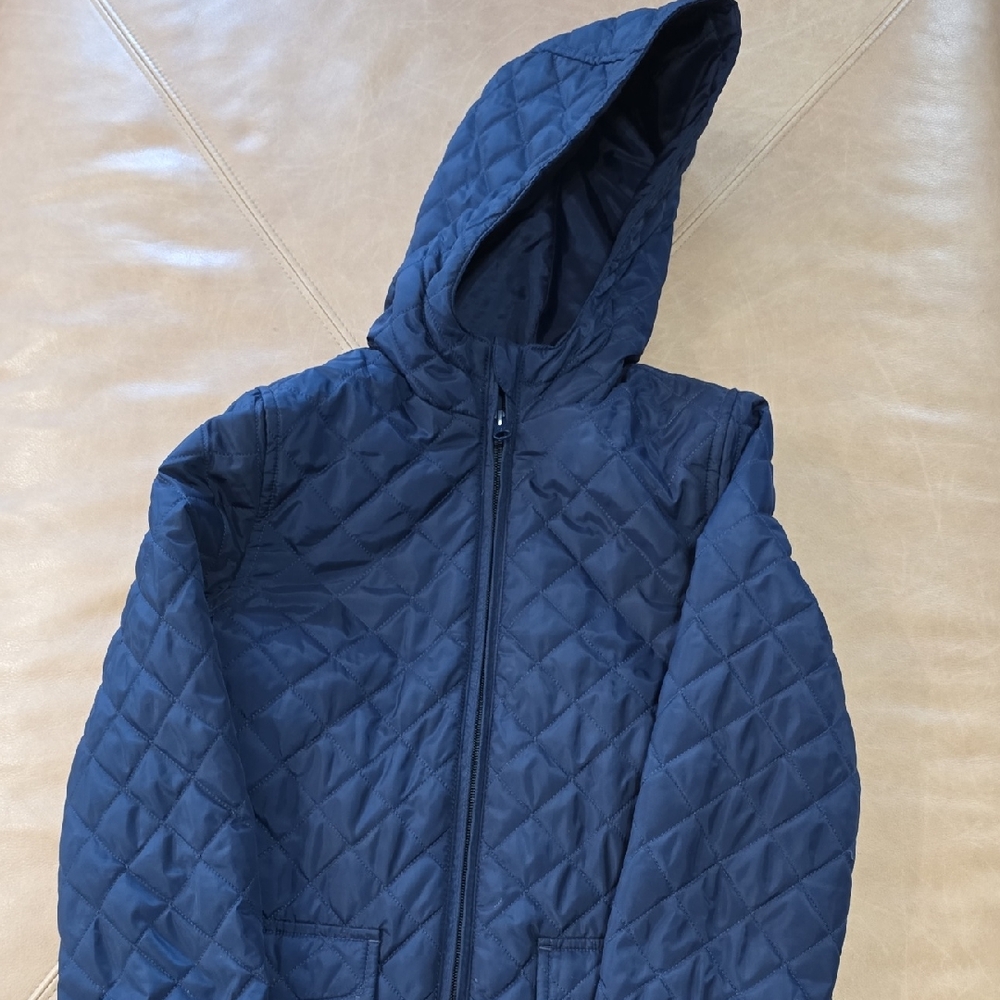 Children's Place Dark Blue Quilted Puffer Jacket